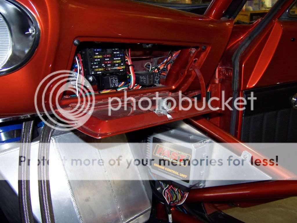 Engine bay wire hiding